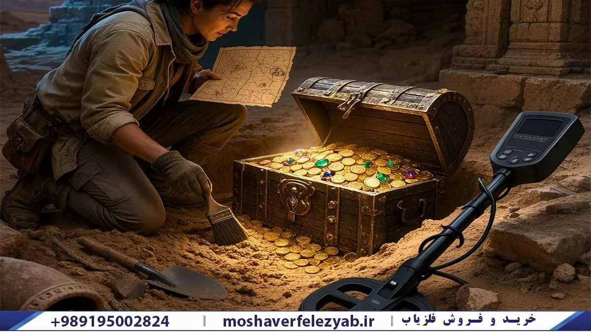 کشف گنج بدون فلزیاب